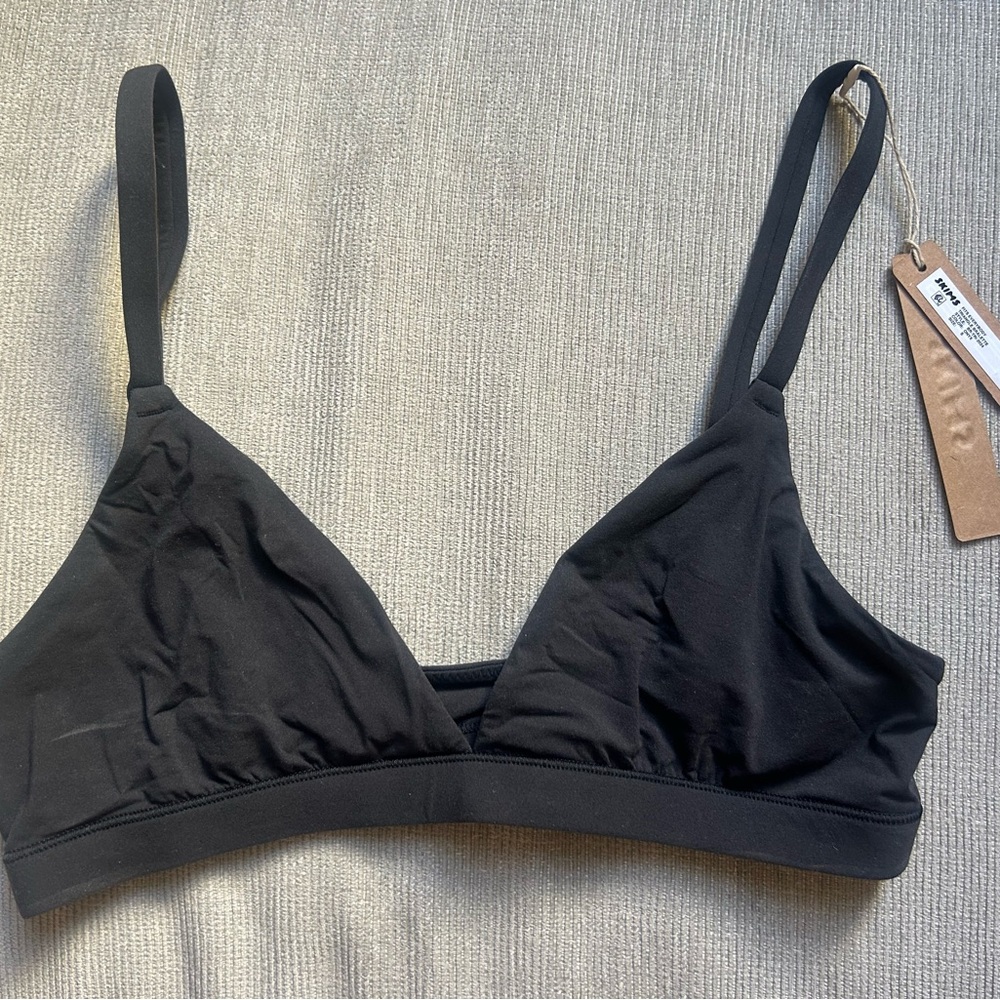 SKIMS Black Triangle Bralette